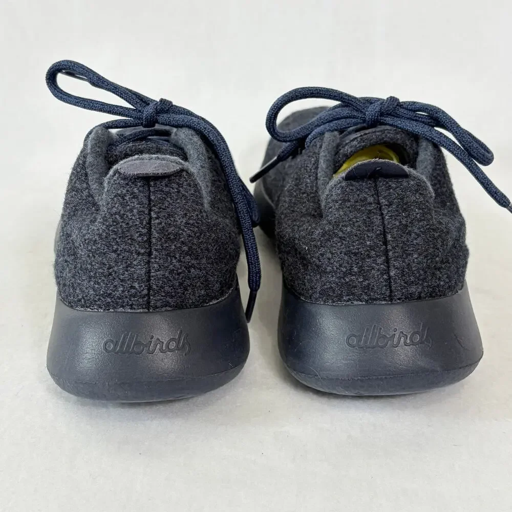 Allbirds Sneakers Womens 8 Navy Blue Wool Low Top Comfort Trainer Athletic Shoes - Picture 3 of 10